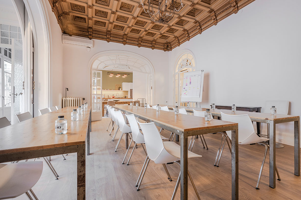 sala de reuniones para eventos privados en barcelona blanc royale
